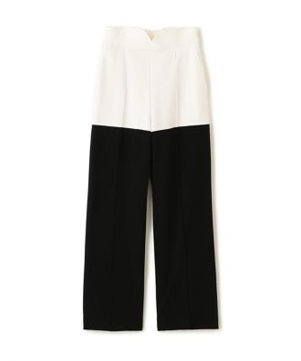 ＜ADORE (Women)＞◆バイカラーＷクロスパンツ（５３１５２３０１２５）