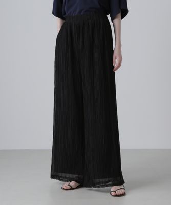 ◇シアーランダムプリーツパンツ（5315230715） | ADORE