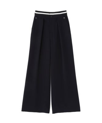ADORE アドーア ドライタッチ テーパードパンツ 38 M ハイウエスト 黒 ADORE アドーア ドライタッチ テーパードパンツ 38 M ハイ