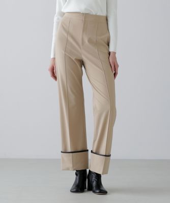 超希少アーカイブ【styling/】デビュー年 ワイドパンツ 裾ベルト 2way 2WAYトロピカルパンツ（5315230922） | ADORE (Women