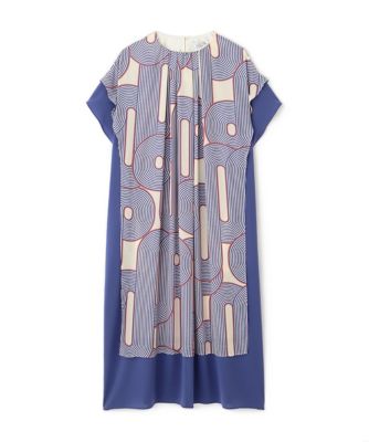 【SALE】ADORE (Women)/アドーア メイズプリントワンピース(5315240614) ブルー110 ワンピース・ドレス【三越伊勢丹/公式】