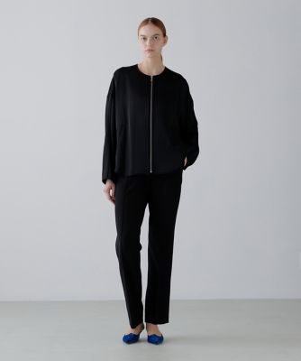美品/23年式★セオリーリュクス　ANJIE ウォッシャブル　ナイロンジャケット ◇リュクスサテンジャケット（5315250023） | ADORE (Women