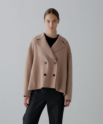 アドーア ソリッドウールリバージャケット 38 グレー ソリッドウール