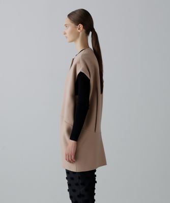 ソリッドウールリバーノーカラージレ（5315250902） | ADORE