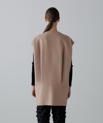 ソリッドウールリバーノーカラージレ（5315250902） | ADORE