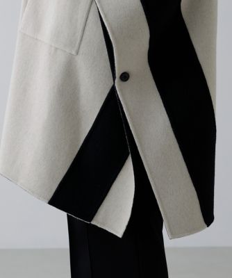 ◇Ca混2TONEリバーケープコート（5315252102