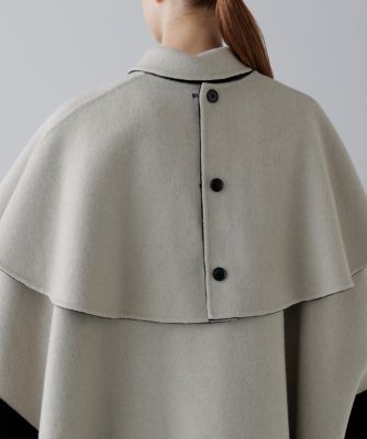 ◇Ca混2TONEリバーケープコート（5315252102