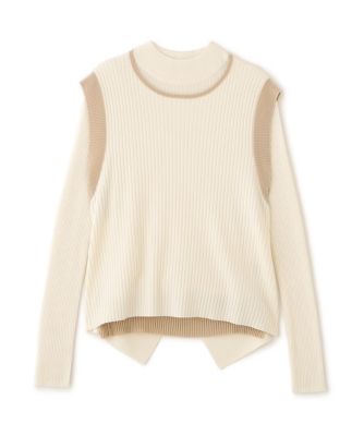 ＜ADORE (Women)＞レイヤードニット（５３１５２７０１３５）