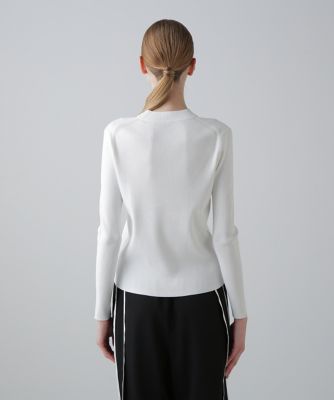 【美品】ADORE アドーア ベーシックニット リブニット ホワイト ベーシックリブニット | ADORE（アドーア） ｜【公式】通販mix