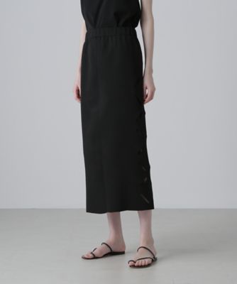 ◆スカシカシパンニットスカート（５３１５２７２７２３）