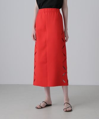 ◆スカシカシパンニットスカート（５３１５２７２７２３）