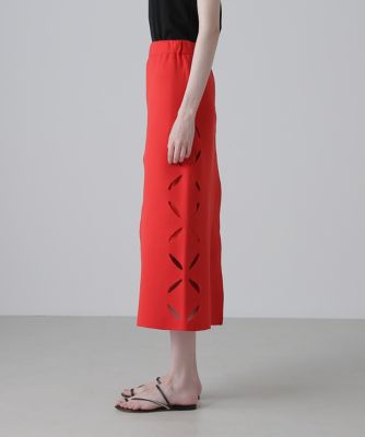 ◆スカシカシパンニットスカート（５３１５２７２７２３）