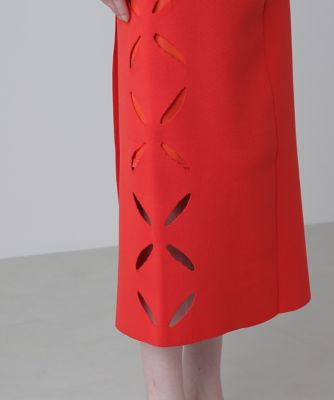 ◆スカシカシパンニットスカート（５３１５２７２７２３）