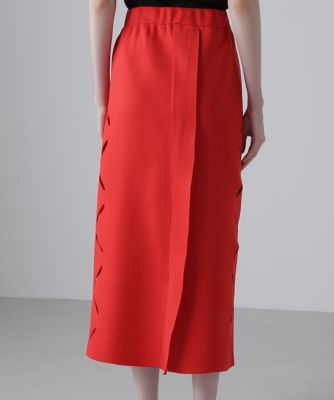 ◆スカシカシパンニットスカート（５３１５２７２７２３）