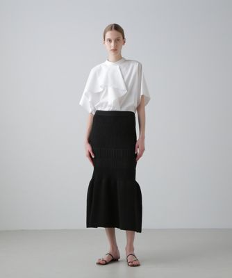 アドーアニットスカート（38）M 新品 ◇パターンニットスカート（5315272821） | ADORE