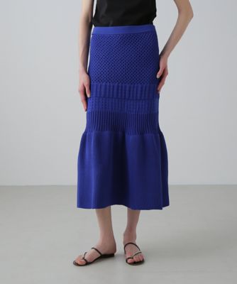 アドーアニットスカート（38）M 新品 ◇パターンニットスカート（5315272821） | ADORE