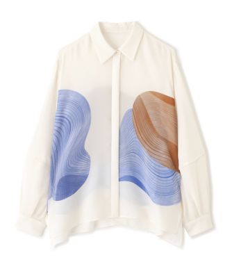 ＜ADORE (Women)＞◆コントゥアープリントブラウス（５３１６１１０００９）