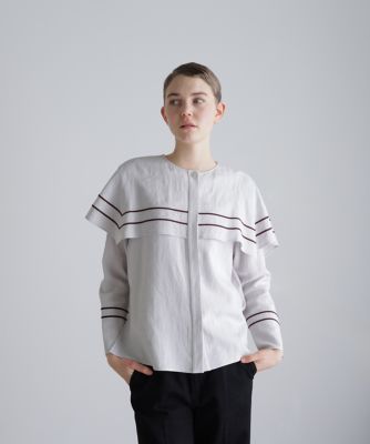 ＜ADORE (Women)＞ラインエンブロイダリーブラウス（５３１６１１０２２２）