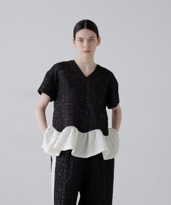 ＜ADORE (Women)＞◆ブロックジャカードブラウス（５３１６１１０４１７）