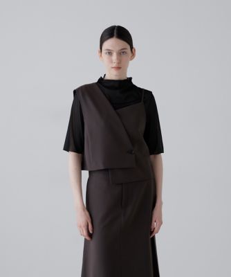 ＜ADORE (Women)＞◆ドライタッチトロアシメトップス（５３１６１１０４２０）