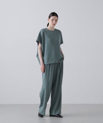極美品✨ ADORE ミドルジョーゼットアシメトリーヘムブラウス 赤 38 ドライタッチジョーゼットブラウス（5315210605） | ADORE