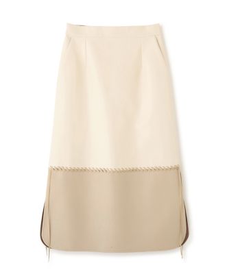 ＜ADORE (Women)＞◆レースアップフェイクレザースカート（５３１６１２０１１４）