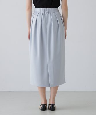 バックサテンジョーゼットスカート（5316120228） | ADORE