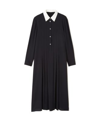 ebure ブラック サイズ36 クリアダブルクロスワンピース | ebure (Women)/エブール | 三越伊勢丹