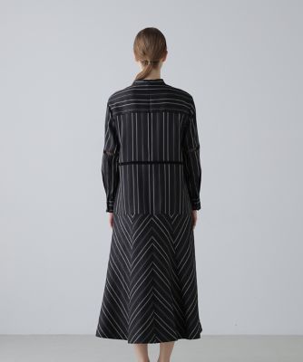 マルチストライプジャカードワンピース（5316140215