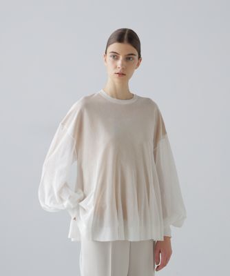 ＜ADORE (Women)＞シアーレイヤードニット（５３１６１７０１２３）