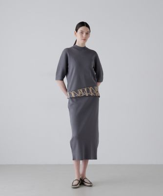 ＜ADORE (Women)＞◆ヒドゥンロゴニットスカート（５３１６１７２４３５）