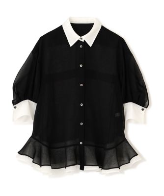 ソフトオーガンジーブラウス（5316210600） | ADORE (Women