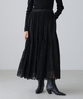◇フローラルレーススカート（5316220021） | ADORE (Women