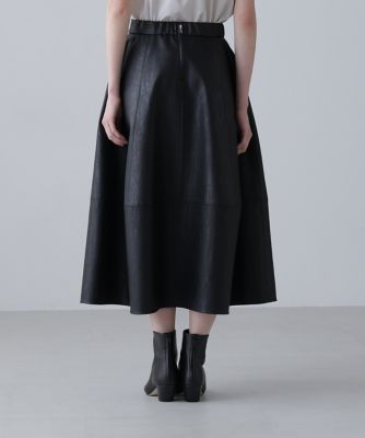 DRESSEDUNDRESSED 14ss レザースカート ◇フェイクレザースカート（5316220805） | ADORE (Women