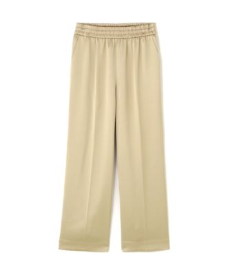 3668y美品 ローヘン ツータックサテンパンツ アイボリー S 日本製 ラスターサテンパンツ（5316230938） | ADORE (Women