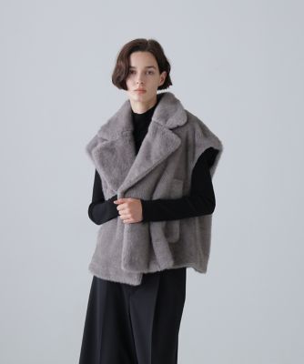 ◇フェイクファーベスト（5316250903） | ADORE (Women