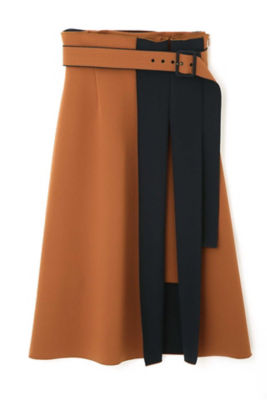 ＜ADORE (Women)＞２ＴＯＮＥアムンゼン２枚重ねスカート（５３１８２２０７０３）