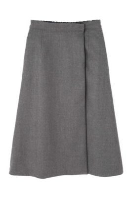 VERY10月号掲載｜リバーシブルウールスカート  