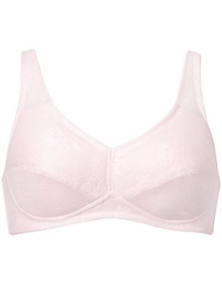 ＜Wacoal/Gra・P (Women)＞ノンワイヤー（綿混メッシュ）　ノンワイヤーブラ（ＢＨＫ１２５）