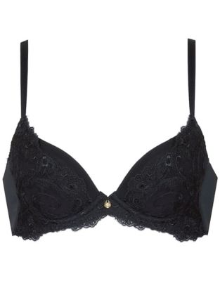 25300円　D75　ワコール　ユエ　アイボリー　レースブラジャー Yue Yue 総レース ノンワイヤーブラ BJP260｜ワコール直営の公式下着