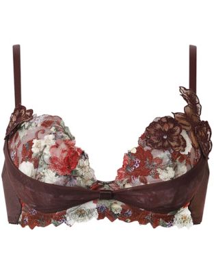 リボンブラ　胸もとフィットながもち　ワイヤーブラ（３／４カップ）（ＢＸＢ４９０）