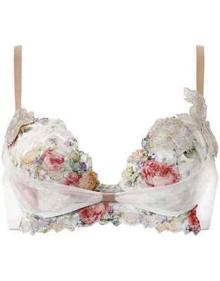 ＜Wacoal (Women)＞リボンブラ　胸もとフィットながもち　ワイヤーブラ（３／４カップ）（ＢＸＢ４９０）