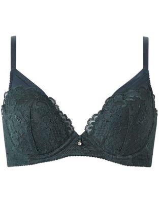 プッシュアップブラ プランジングタイプ ワイヤーブラ（3／4カップ