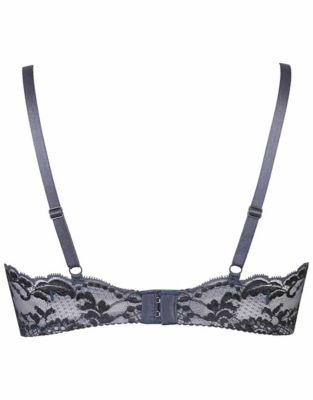 プッシュアップブラ プランジングタイプ ワイヤーブラ（3／4カップ