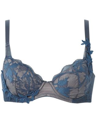 Wacoal (Women)/ワコール デコルテアップブラ 3/4カツプ(BXD721) BU ブラジャー【三越伊勢丹/公式】