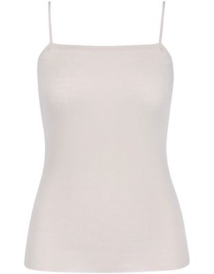 ＜Wacoal (Women)＞ＷＡＣＯＡＬコットン　フリーカッティングタイプ　レディスインナー　キャミソール（ＣＬＡ１５０）