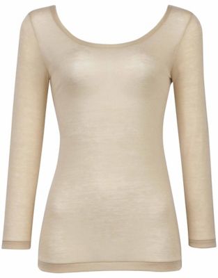 Wacoal (Women)/ワコール (カシミヤ混) トップス(8分袖)(CLD367) BE 下着・靴下【三越伊勢丹/公式】