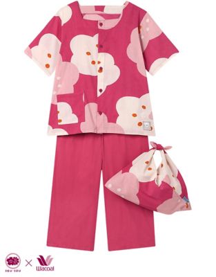 ＜Wacoal nightie＞レディスパジャマ　上下セット（ＲＤＴ１１８）