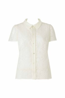 ＜Wacoal/Yue (Women)＞オーガニックコットン混リバーレース　アウター　トップス（ＵＪＤ７５３）