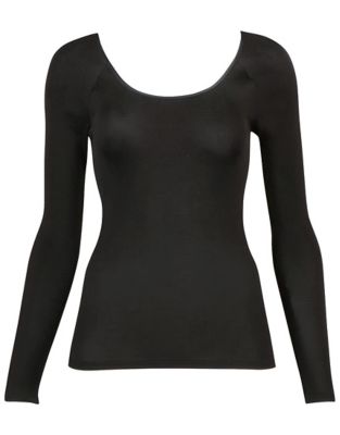 ＜Wacoal/Yue (Women)＞シルク１００％　トップス（長袖）（ＵＪＰ３０３）